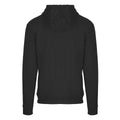 Black - Back - Aquascutum Mens Signature Embossed Full Zip Hoodie