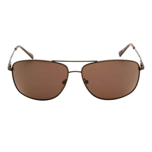 Brown - Front - Calvin Klein Mens Sunglasses