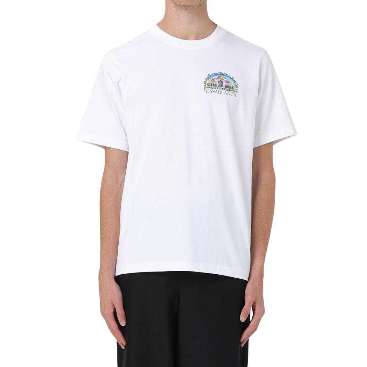 White - Lifestyle - Casablanca Unisex Adult Vue De Damas T-Shirt