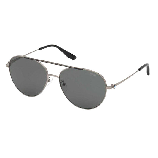 Ruthenium - Front - BMW Mens Smoke Polarised Sunglasses