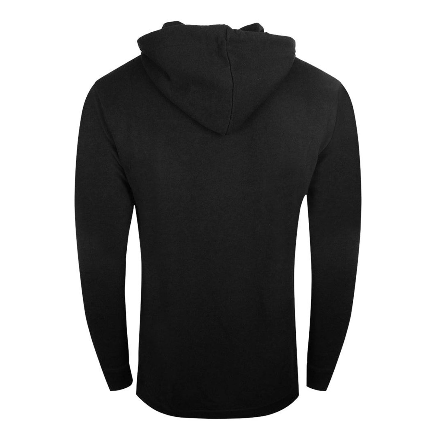 Black - Back - Cavalli Class Mens Floral Logo Full Zip Hoodie