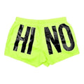 Bright Yellow - Back - Moschino Mens Logo Swim Shorts