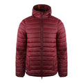 Bordeaux Red - Front - Aquascutum Mens London Quilted Logo Jacket