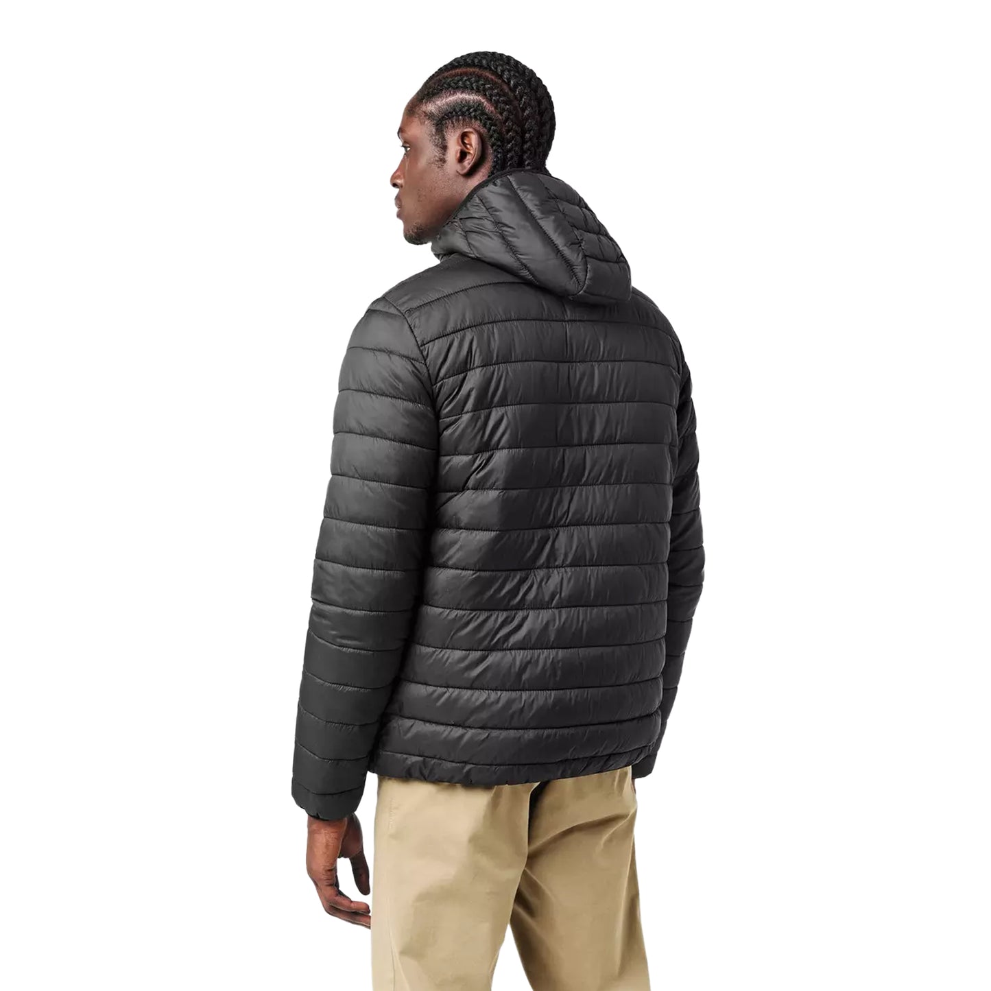 Black - Lifestyle - Aquascutum Mens London Quilted Logo Jacket