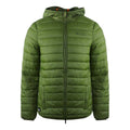 Green - Front - Aquascutum Mens London Quilted Logo Jacket