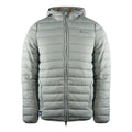 Grey - Front - Aquascutum Mens London Quilted Logo Jacket