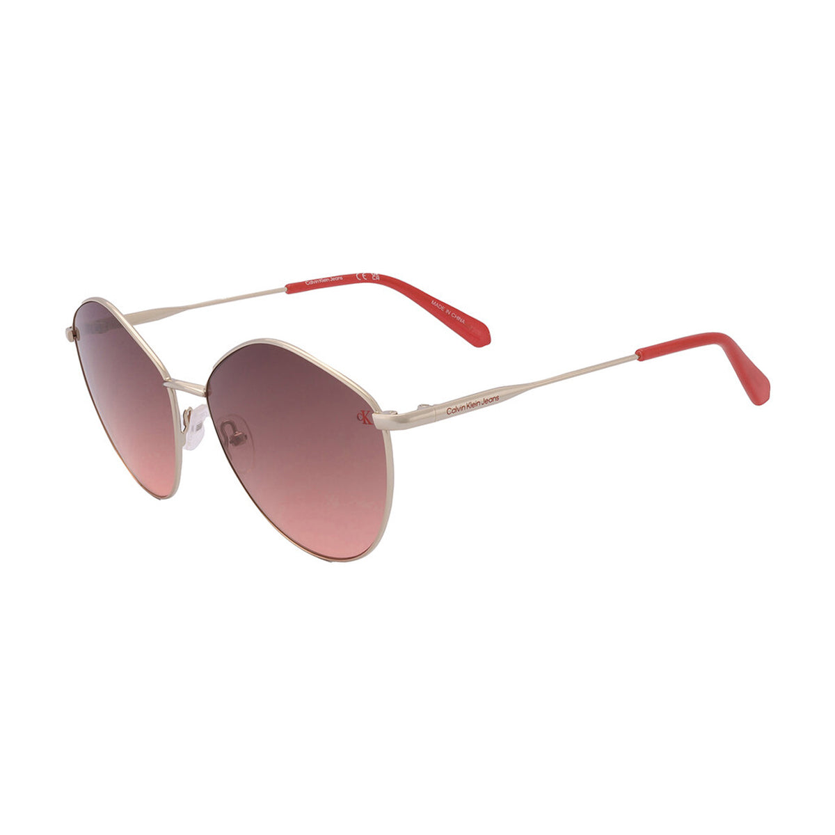 Gold-Pink - Lifestyle - Calvin Klein Womens-Ladies Gradient Sunglasses
