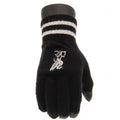 Black - Back - Liverpool FC Childrens-Kids Knitted Crest Touch Gloves