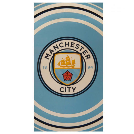 Blue - Front - Manchester City FC Pulse Towel