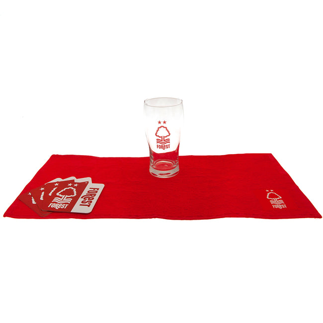 Red-White - Back - Nottingham Forest FC Mini Bar Set