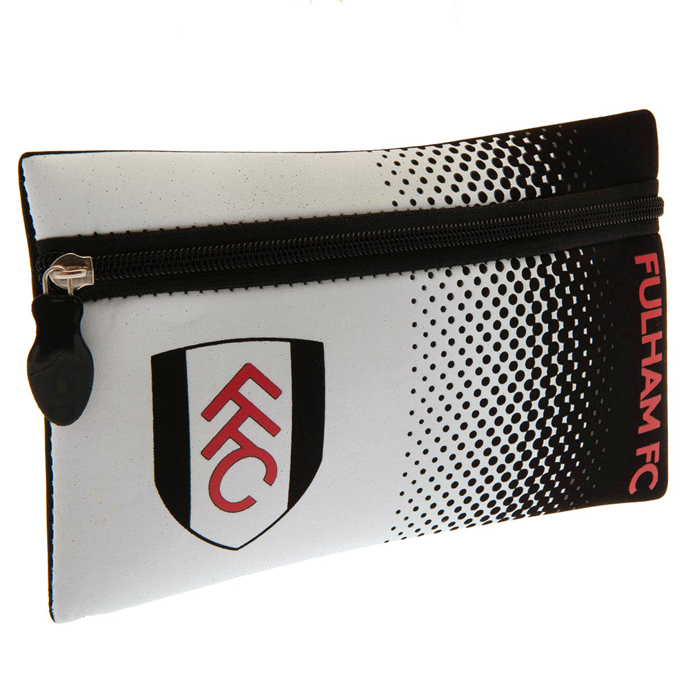 Black-White-Red - Side - Fulham FC Crest Pencil Case
