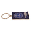 Blue-White - Back - Everton FC Deluxe Crest Keyring