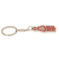 Silver-Red - Back - Nottingham Forest FC Crest Keyring