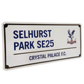 White-Blue - Back - Crystal Palace FC Selhurst Park SE25 Plaque