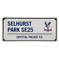 White-Blue - Front - Crystal Palace FC Selhurst Park SE25 Plaque