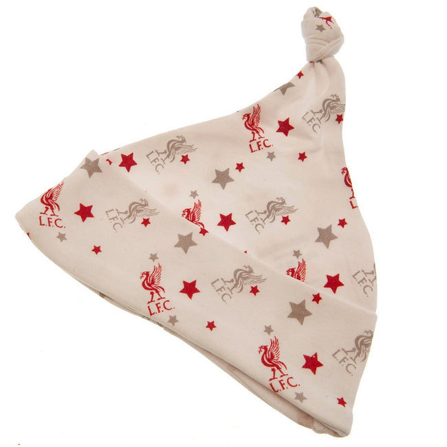 White-Grey - Pack Shot - Liverpool FC Baby Sleepsuit Set (Pack of 4)