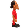 Red-Black - Side - Liverpool FC Virgil Van Dijk MiniX Football Figurine