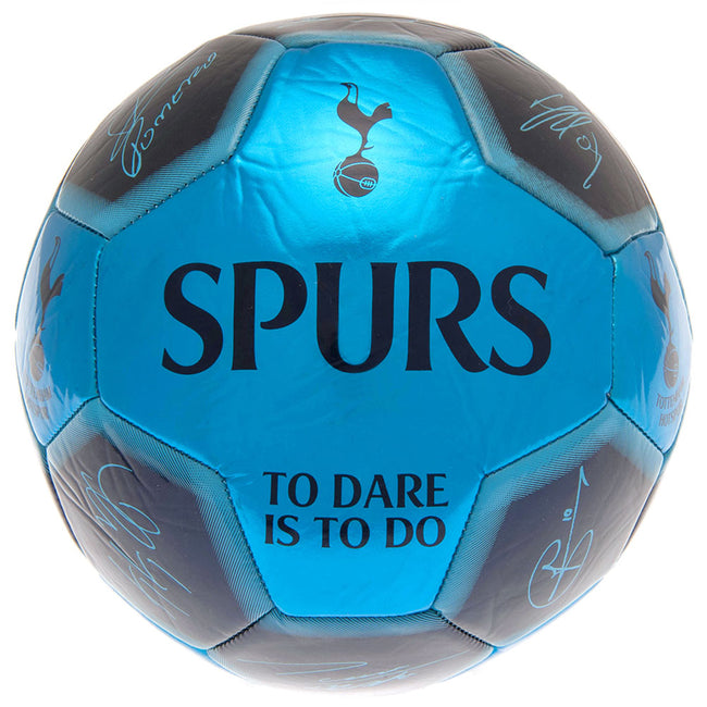 Blue-Navy - Back - Tottenham Hotspur FC To Dare Is To Do Signature Football