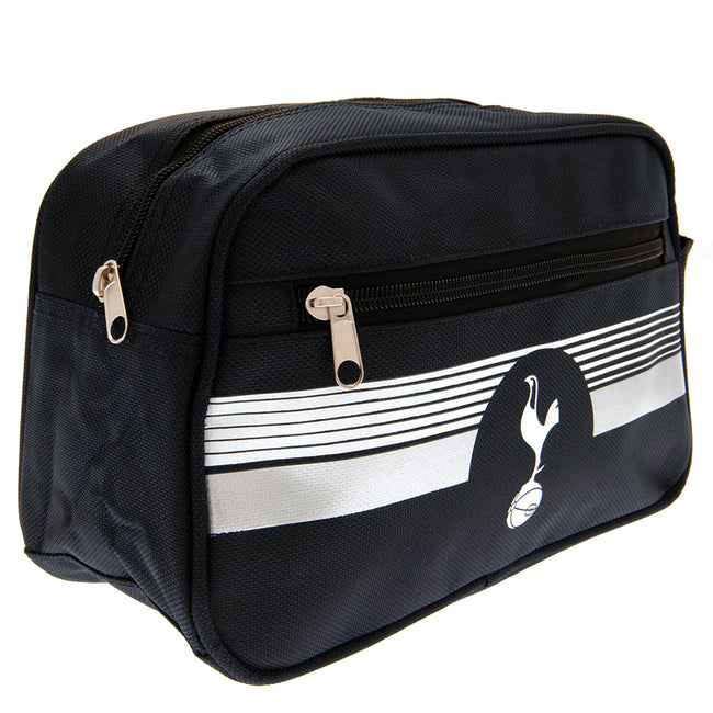 Navy Blue-White - Side - Tottenham Hotspur FC Ultra Crest Toiletry Bag