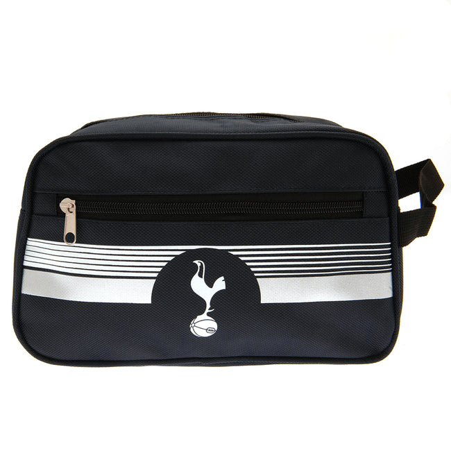 Navy Blue-White - Front - Tottenham Hotspur FC Ultra Crest Toiletry Bag