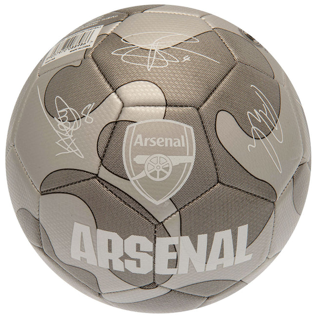 Silver-Grey - Front - Arsenal FC Camo Football
