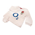 White-Red - Back - England RFU Baby 2023-2024 Sleepsuit
