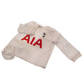 Red-Lily White - Back - Tottenham Hotspur FC Baby 2023-2024 Kit Sleepsuit