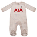 Red-Lily White - Front - Tottenham Hotspur FC Baby 2023-2024 Kit Sleepsuit