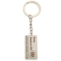 Steel - Front - Rangers FC Street Sign Embossed Keyring