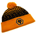 Black-Yellow - Front - Wolverhampton Wanderers FC Fade Beanie