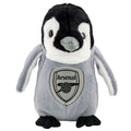 Grey-White-Black - Front - Arsenal FC Penguin Plush Toy