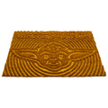 Brown-Yellow - Front - Star Wars Welcome You Are Embossed Yoda Door Mat