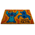 Brown-Blue-Red - Front - Lilo & Stitch Hey See Ya Later Door Mat