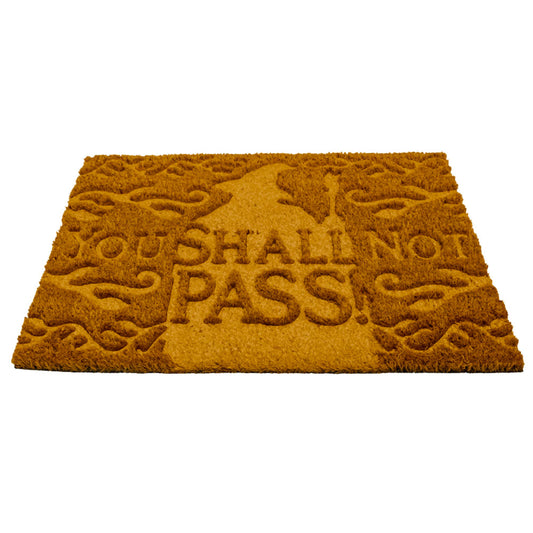 Brown - Front - The Lord Of The Rings You Shall Not Pass Embossed Door Mat