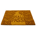 Brown - Front - The Lord Of The Rings You Shall Not Pass Embossed Door Mat