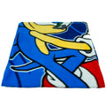 Vibrant Blue - Front - Sonic The Hedgehog Fleece Blanket