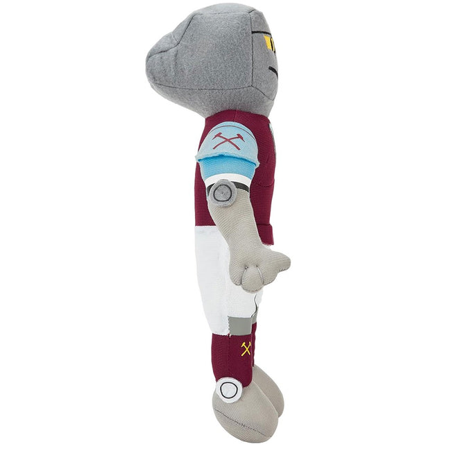 Claret Red-Sky Blue-White - Side - West Ham United FC Mascot Plush Toy