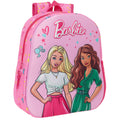 Pink - Front - Barbie Childrens-Kids 3D Backpack