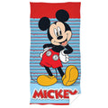 Red-Blue - Front - Disney Mickey Mouse Beach Towel
