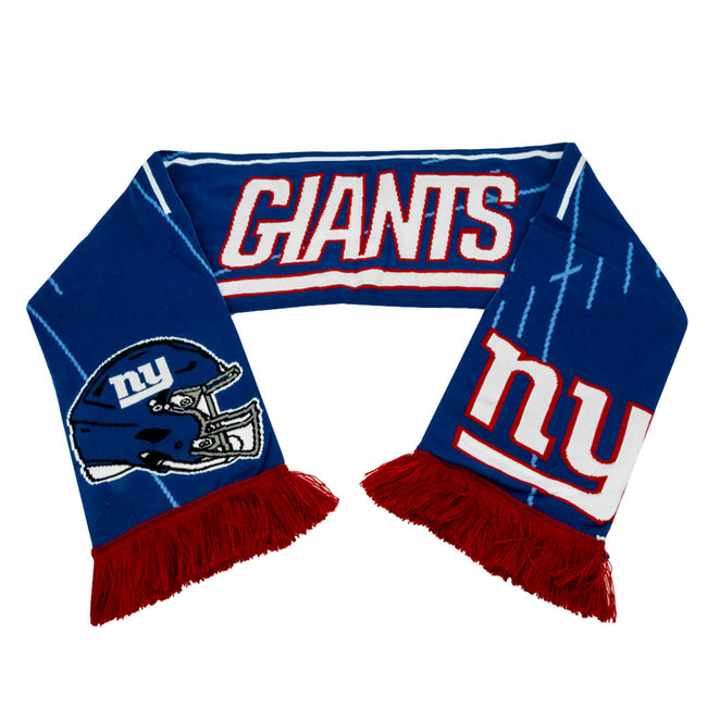 Blue-Red-White - Back - New York Giants Jacquard Scarf