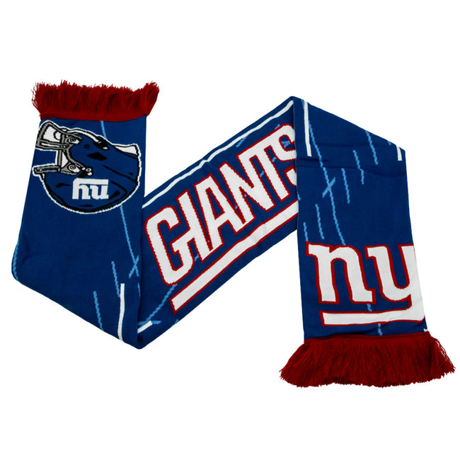 Blue-Red-White - Front - New York Giants Jacquard Scarf