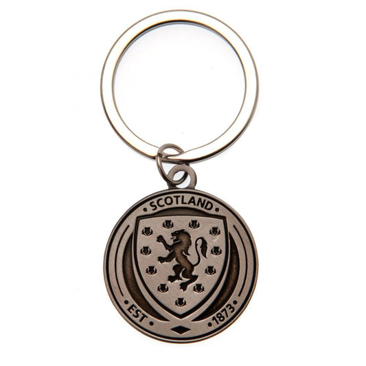 Silver - Front - Scotland FA Keyring