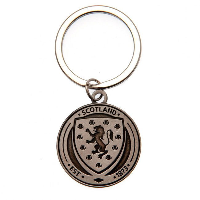 Silver - Front - Scotland FA Keyring