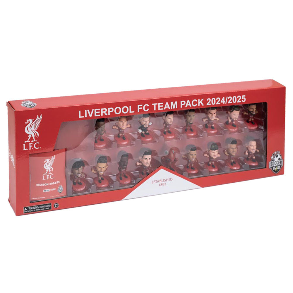 Multicoloured - Back - Liverpool FC Season 24-25 Team SoccerStarz Football Figurine