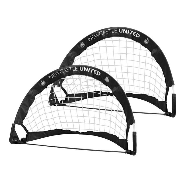 Black-White - Side - Newcastle United FC Pop Up Football Goal Set