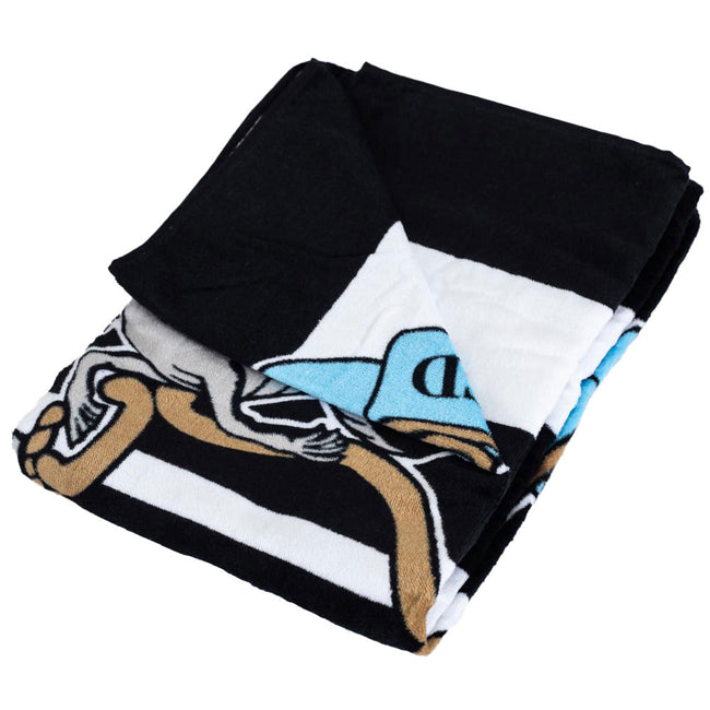 Black-White - Back - Newcastle United FC The Magpies Beach Towel