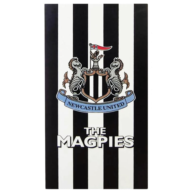 Black-White - Front - Newcastle United FC The Magpies Beach Towel