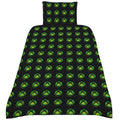 Black-Green - Back - Xbox Logo Duvet Cover Set