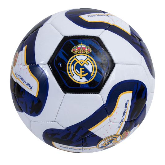 White-Yellow-Blue - Front - Real Madrid CF Tracer Football