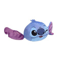 Blue-Purple - Side - Lilo & Stitch Shaped Filled Cushion